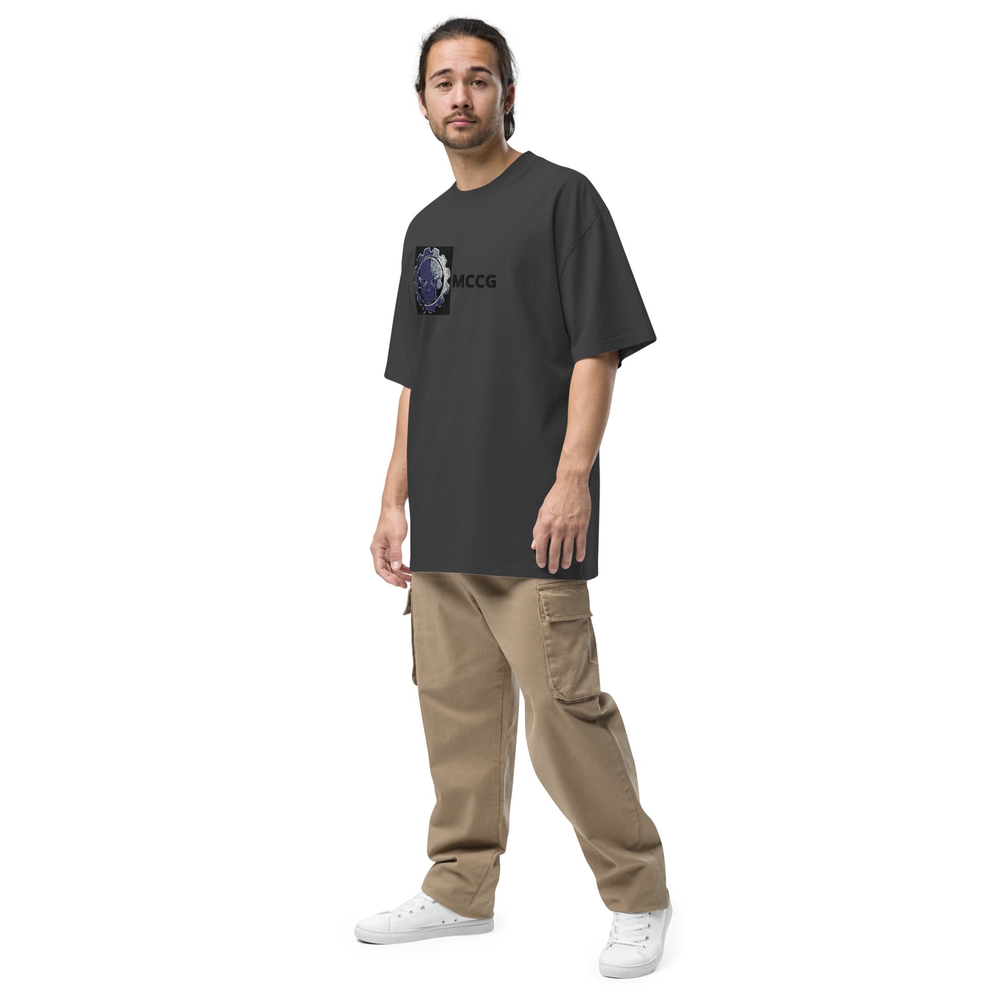 Oversized MCCG faded t-shirt