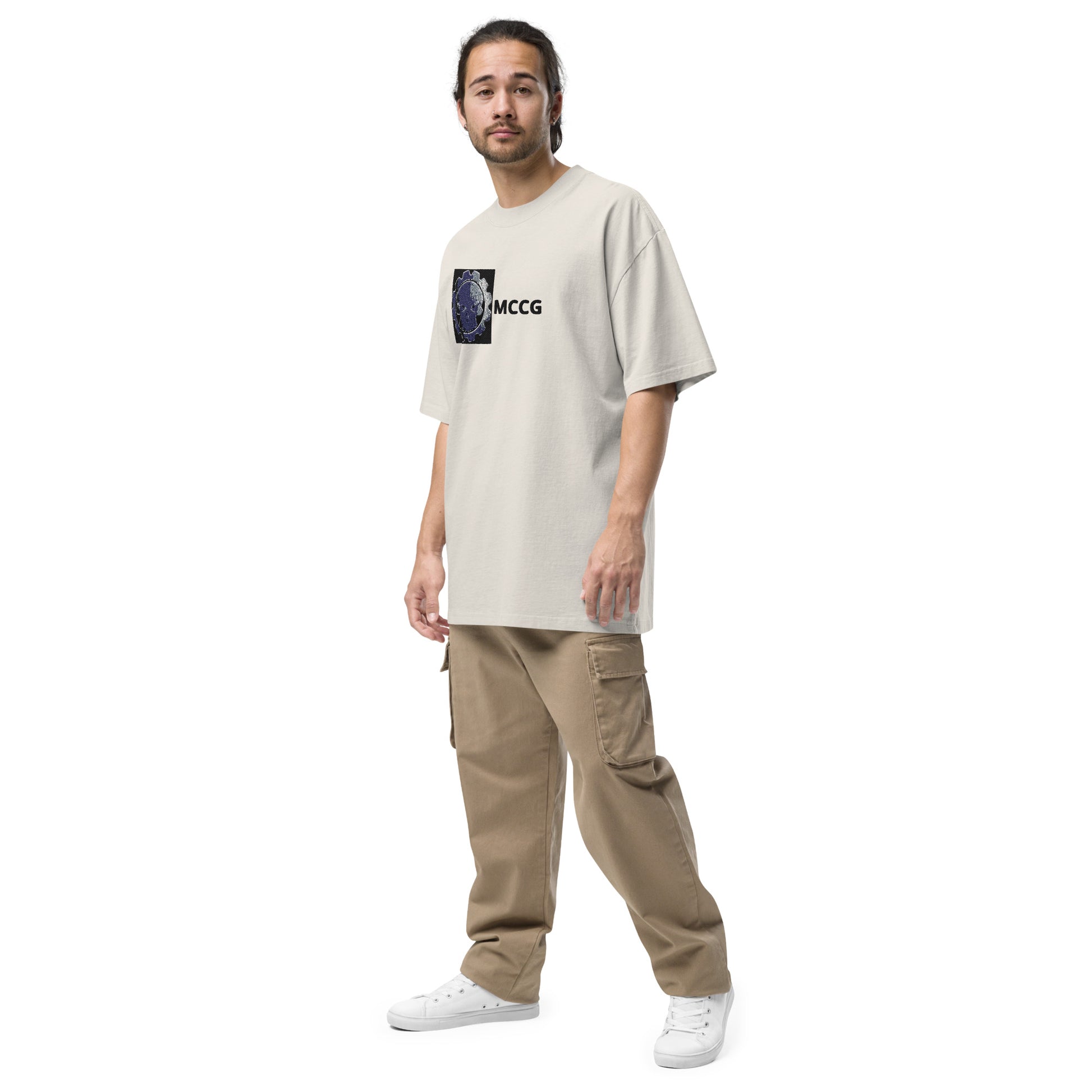 Oversized MCCG faded t-shirt