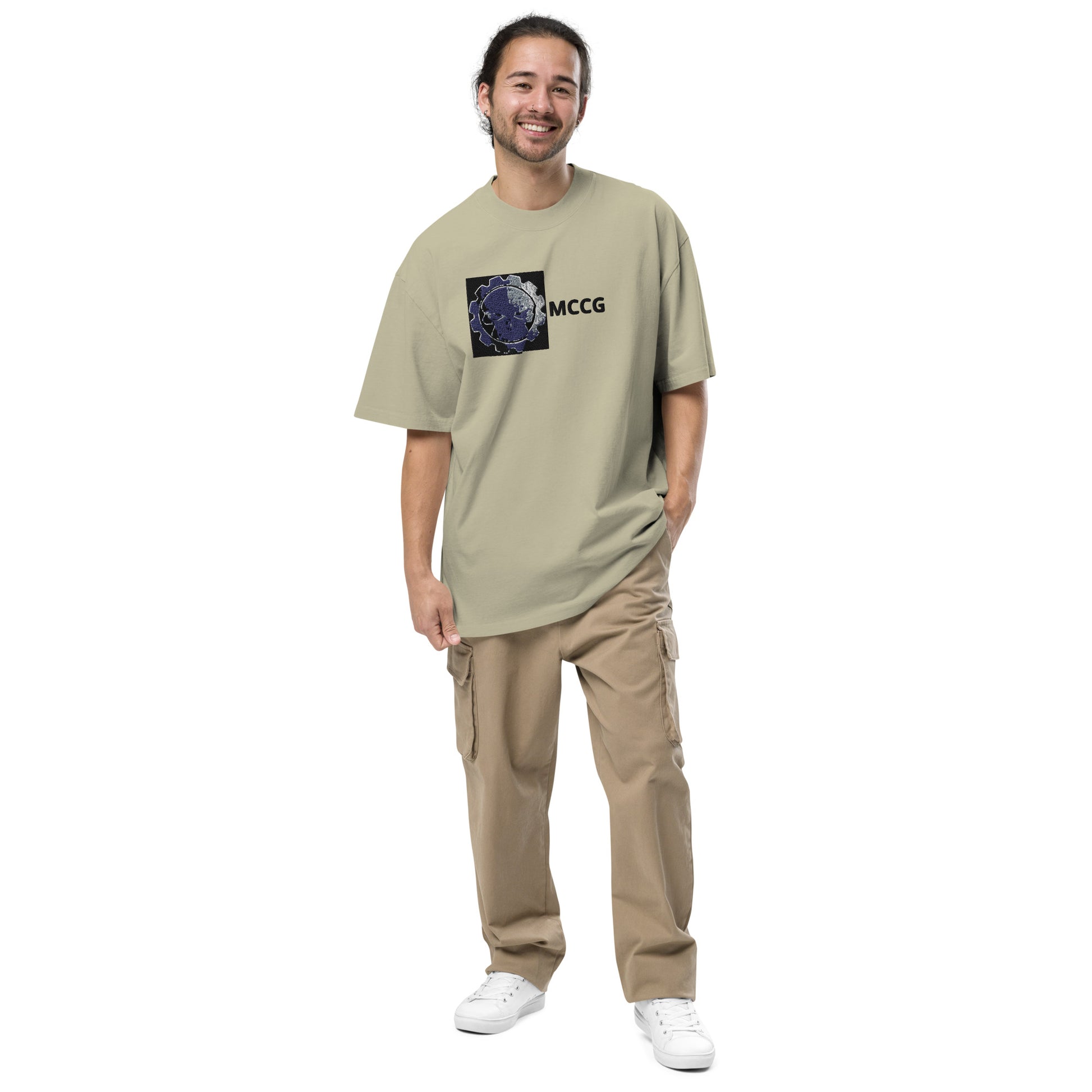 Oversized MCCG faded t-shirt
