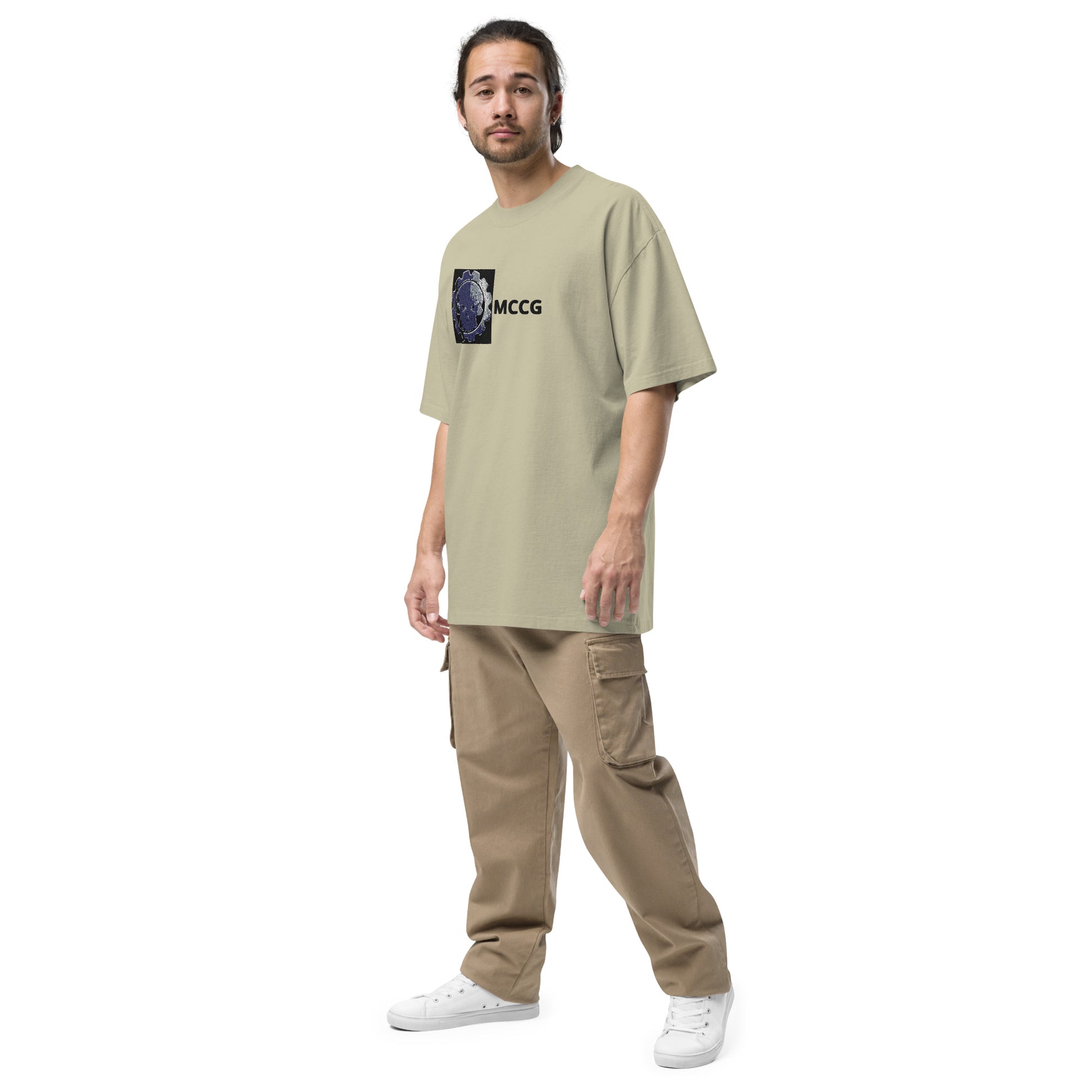 Oversized MCCG faded t-shirt