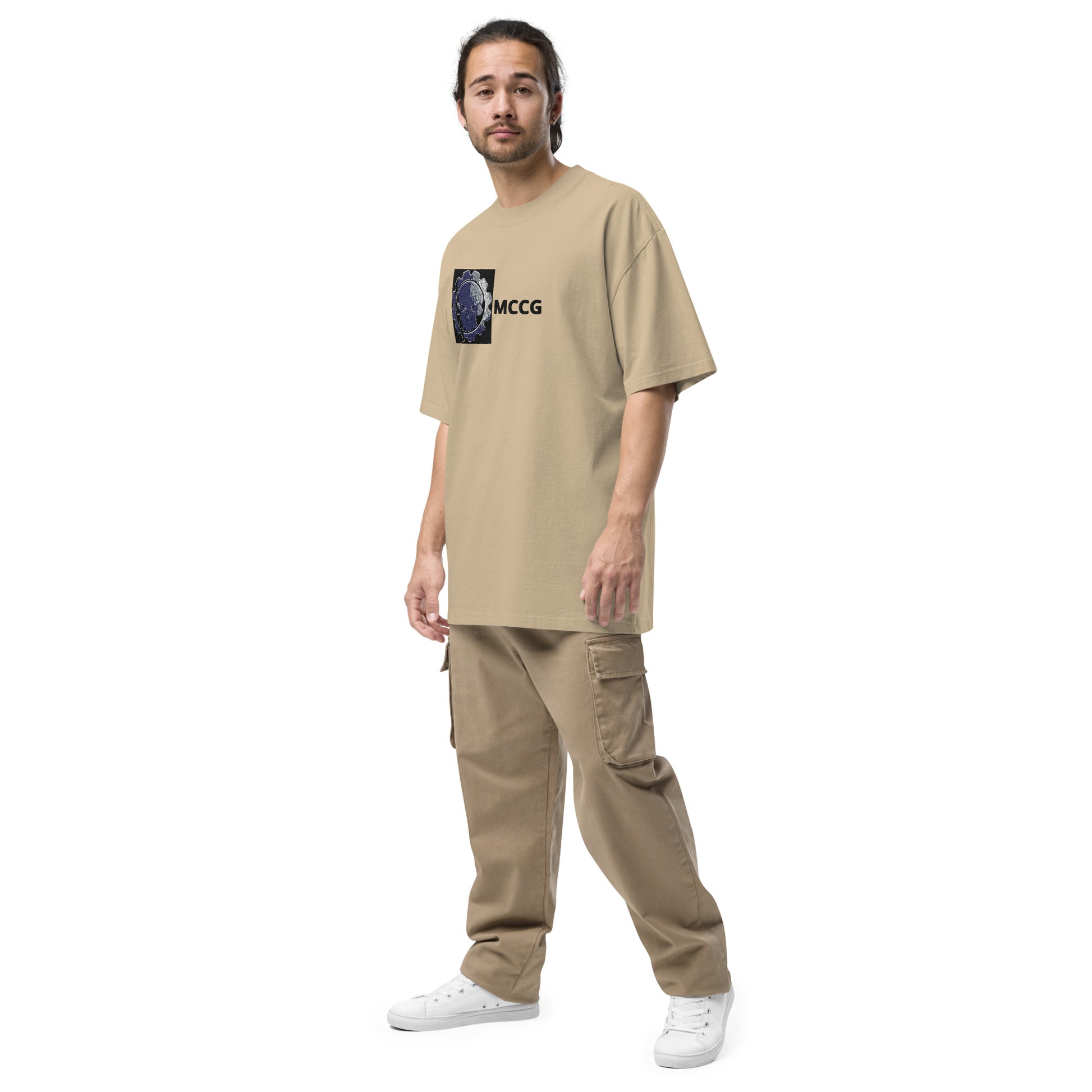 Oversized MCCG faded t-shirt