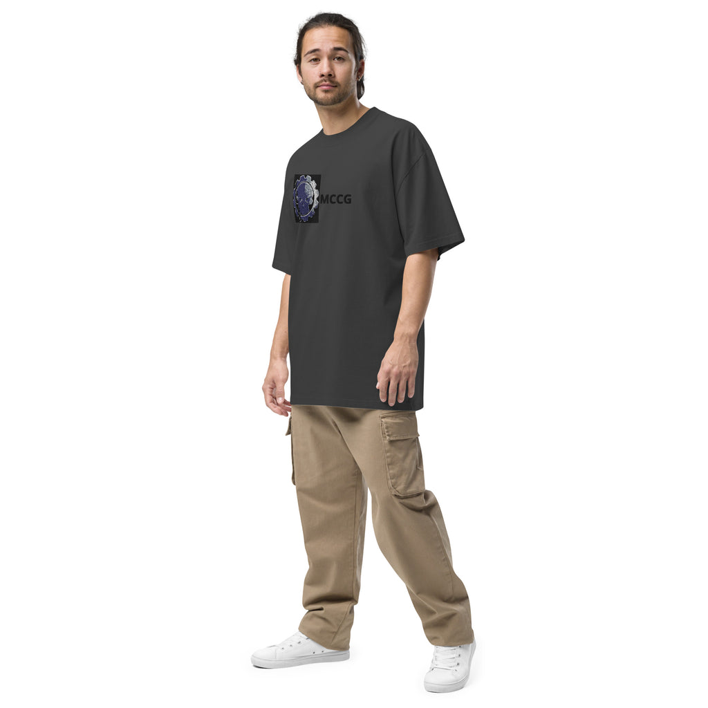 Oversized MCCG faded t-shirt